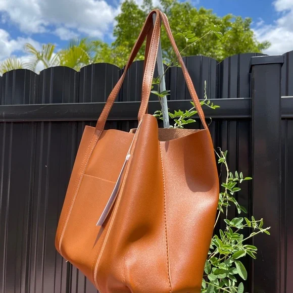 Henny+Lev Danielle Tote Bag “Cognac” - Picture 9 of 15